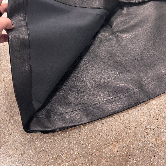 Modern Citizen Tanner Vegan Leather Wrap Skirt - Picture 7 of 11